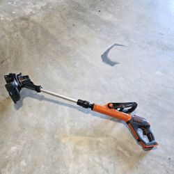 Display model 20V MAX Cordless Battery Powered 2-in-1 String Trimmer & Lawn Edger TOOL ONLY! 