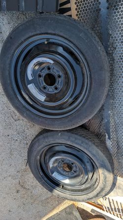 crown vic spare tire 5x4.5 ford donut spare lightweight 5x114.3 emergency tires town car marquis explorer