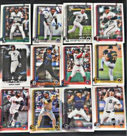 Topps Chrome MLB Baseball Cards Lot of 12