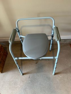 Carex 3-in-1 Folding Bedside Commode and Raise Toilet