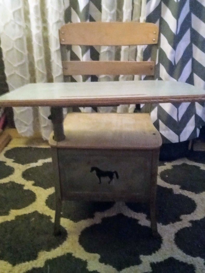Vintage School Desk