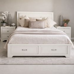 Queen Storage Bed & Mattress – Rooms To Go – $200