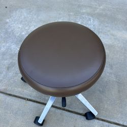 Leather Stool 