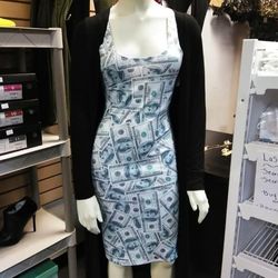 Brand NEW  Sleeveless Money Dress