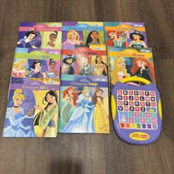 Disney princess my first smart pad with eight hardcover books
