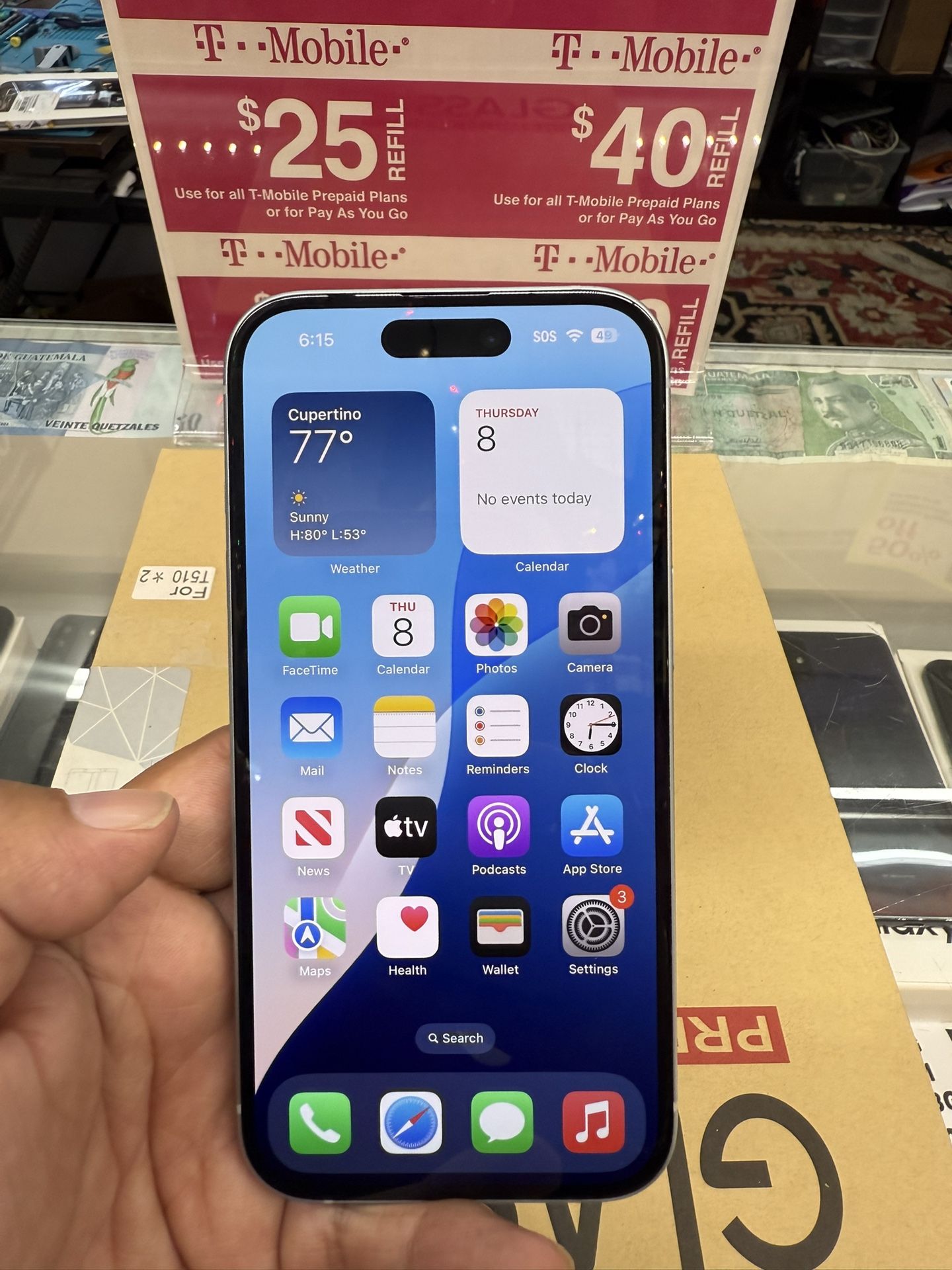 iPhone 15 128Gb  For Parts Only Excellent Condition Like New 