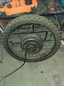Electric Hub Motor Dirt Bike Wheel