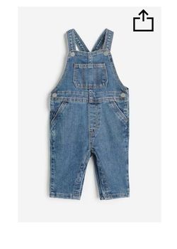 Baby Denim Overalls 12-18 months