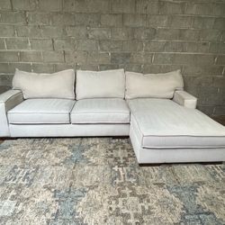 White Sectional Couch “WE DELIVER”