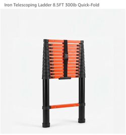 NEW Telescoping Ladder 8.5FT 300lb Quick-Fold