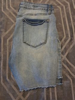 Vigoss Light Wash Denim Cutoff Shorts