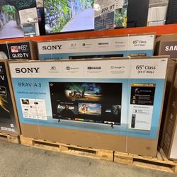 65” Sony smart 4k led uhd tv