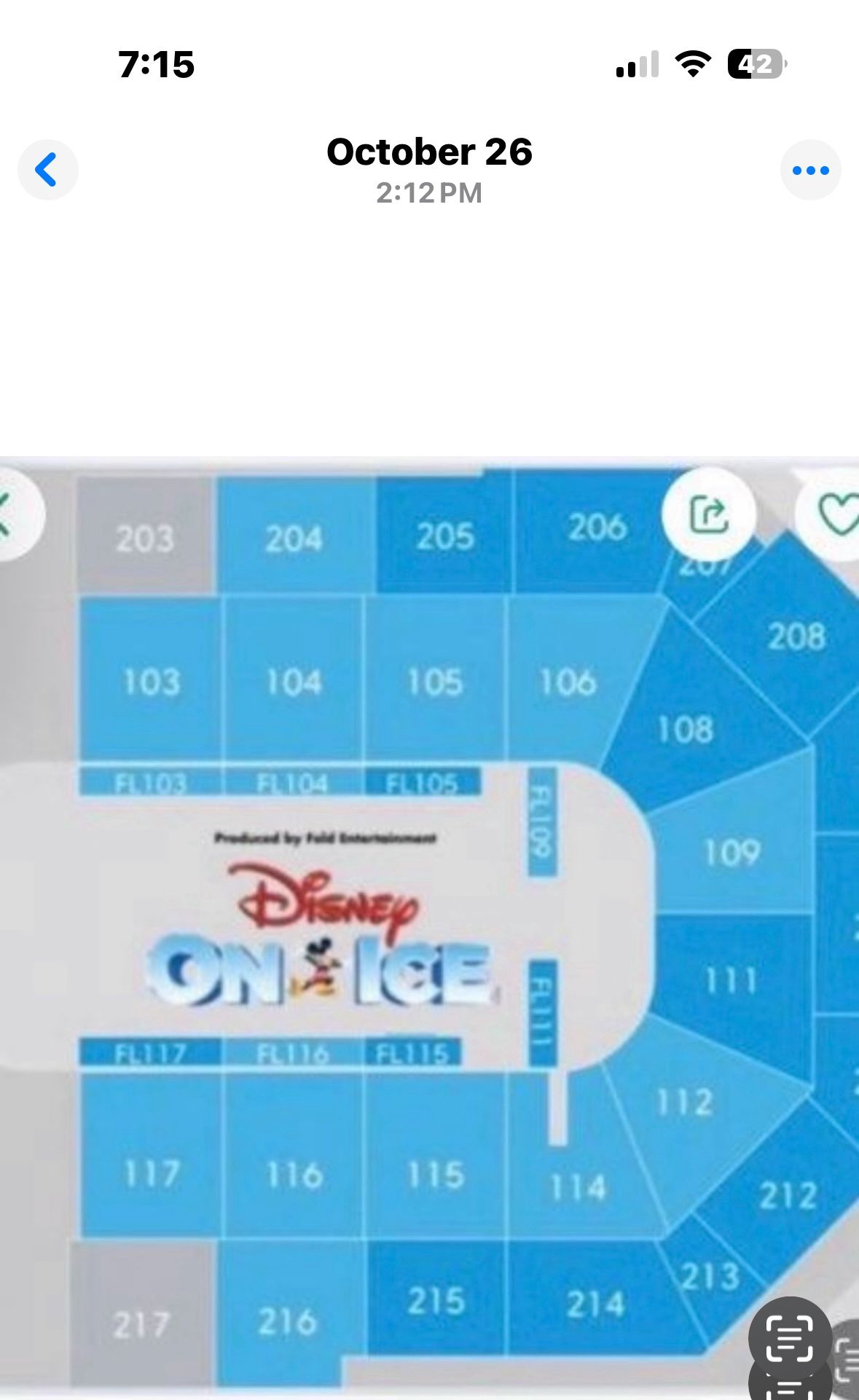 2026Disney On ice - Crypto🌸Ontario 🌸Long Beach Best Center Arena Floor Seatings ?