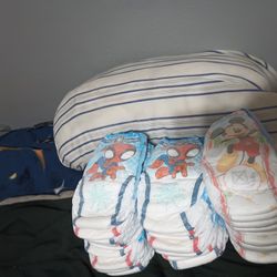 Spider-Man Pull-ups Size 3T-4T  Mickey Mouse Pull-Ups Size  4T-5T.