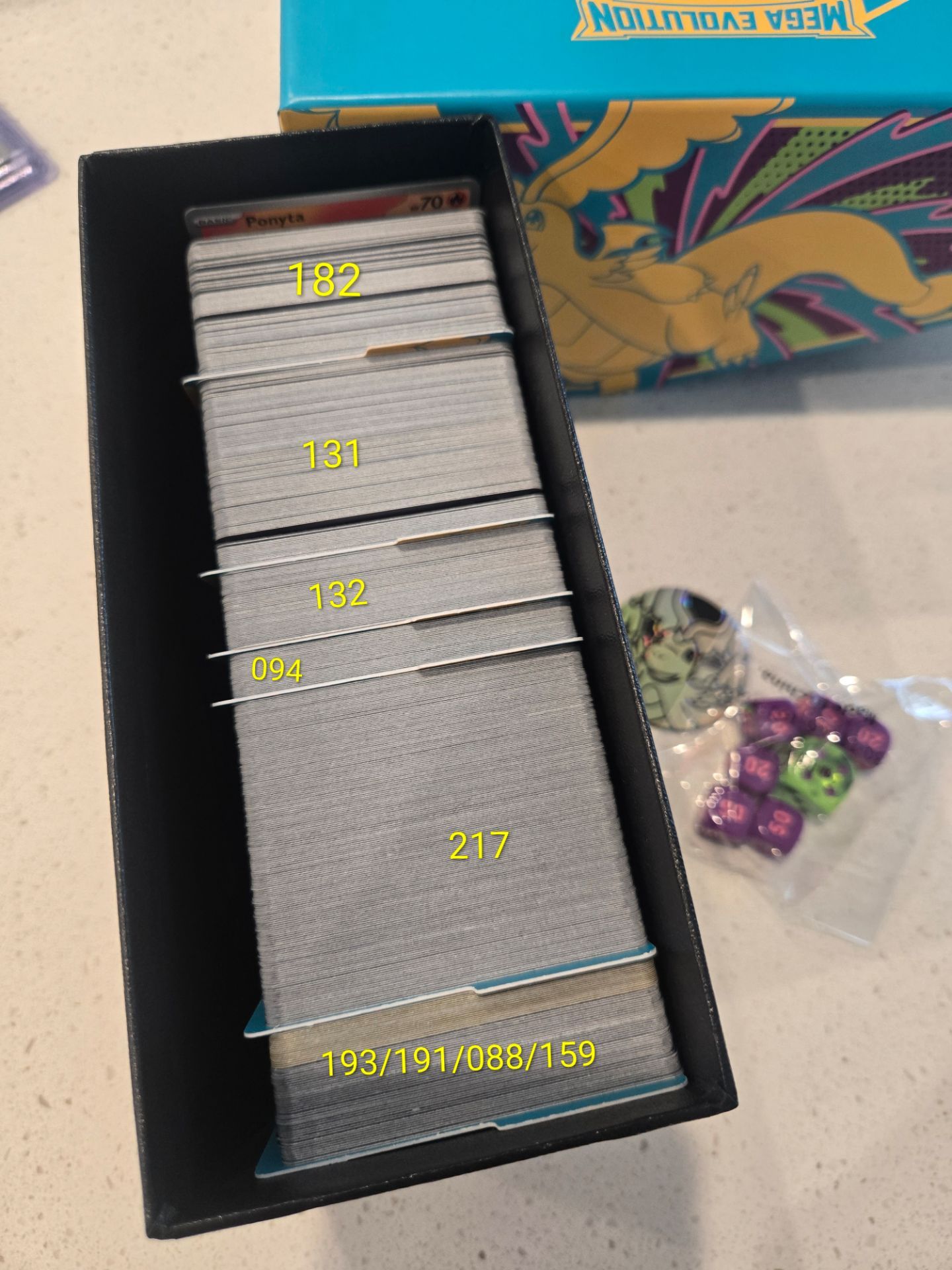$75- Pokemon Bulk Near Mint - No Energy cards in the box