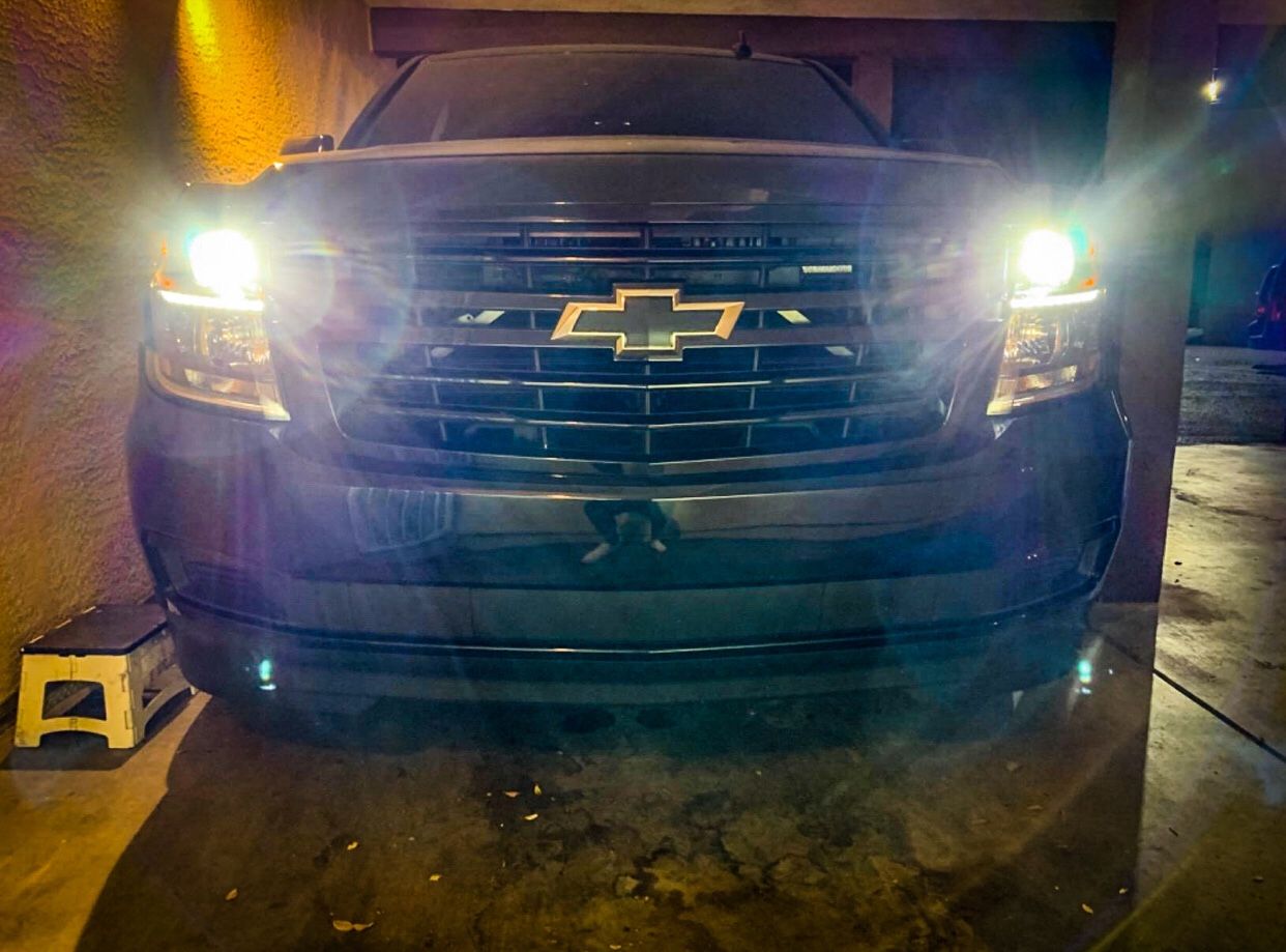 H3 LED Fogs Bulbs 6000K Xenon White, Extremely Bright 3030 Chips H3 LED Bulbs with Projector for Car Fog Lights, Daytime Running Lights DRL