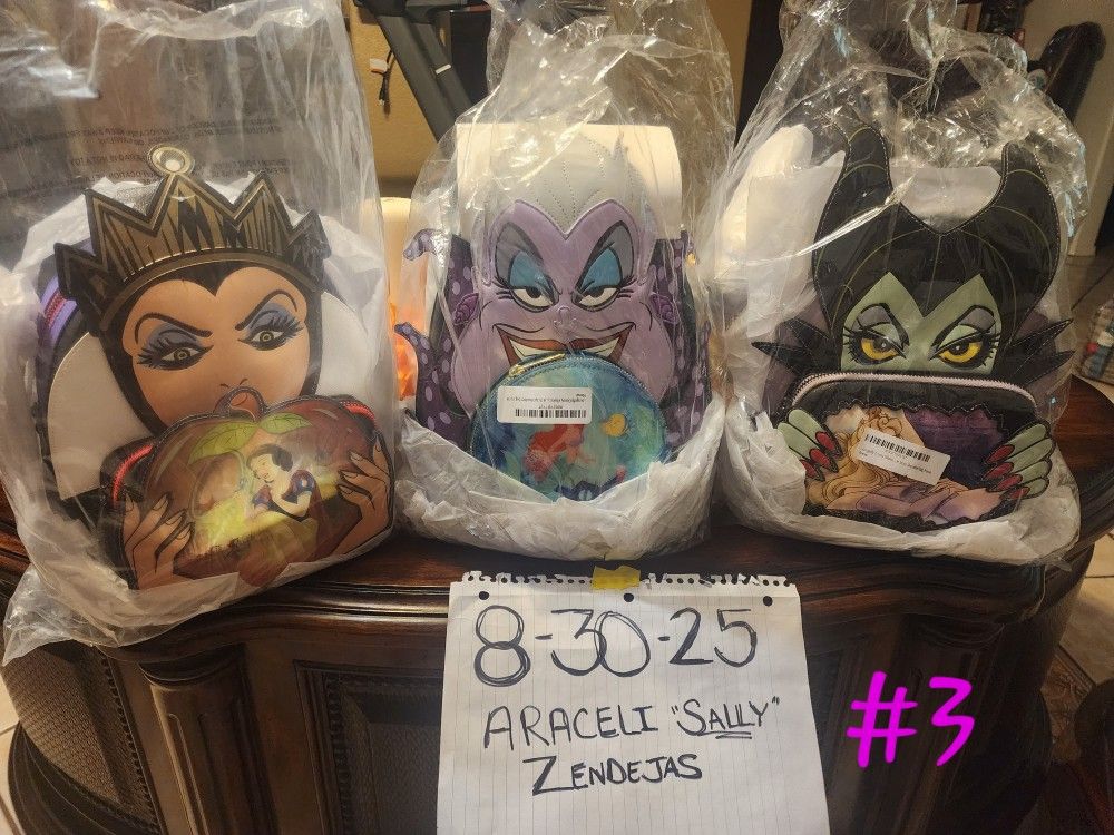 Villan Loungefly Bags NWT