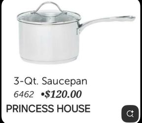NEW Princess House 3 Qt Saucepan #6462 – Sealed