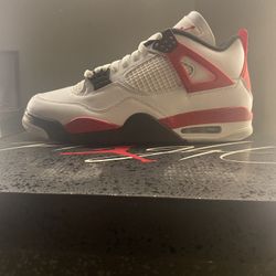 Red Cement Air Jordan 4s Size 7y