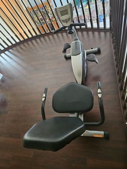 Recumbent exercise bicycles