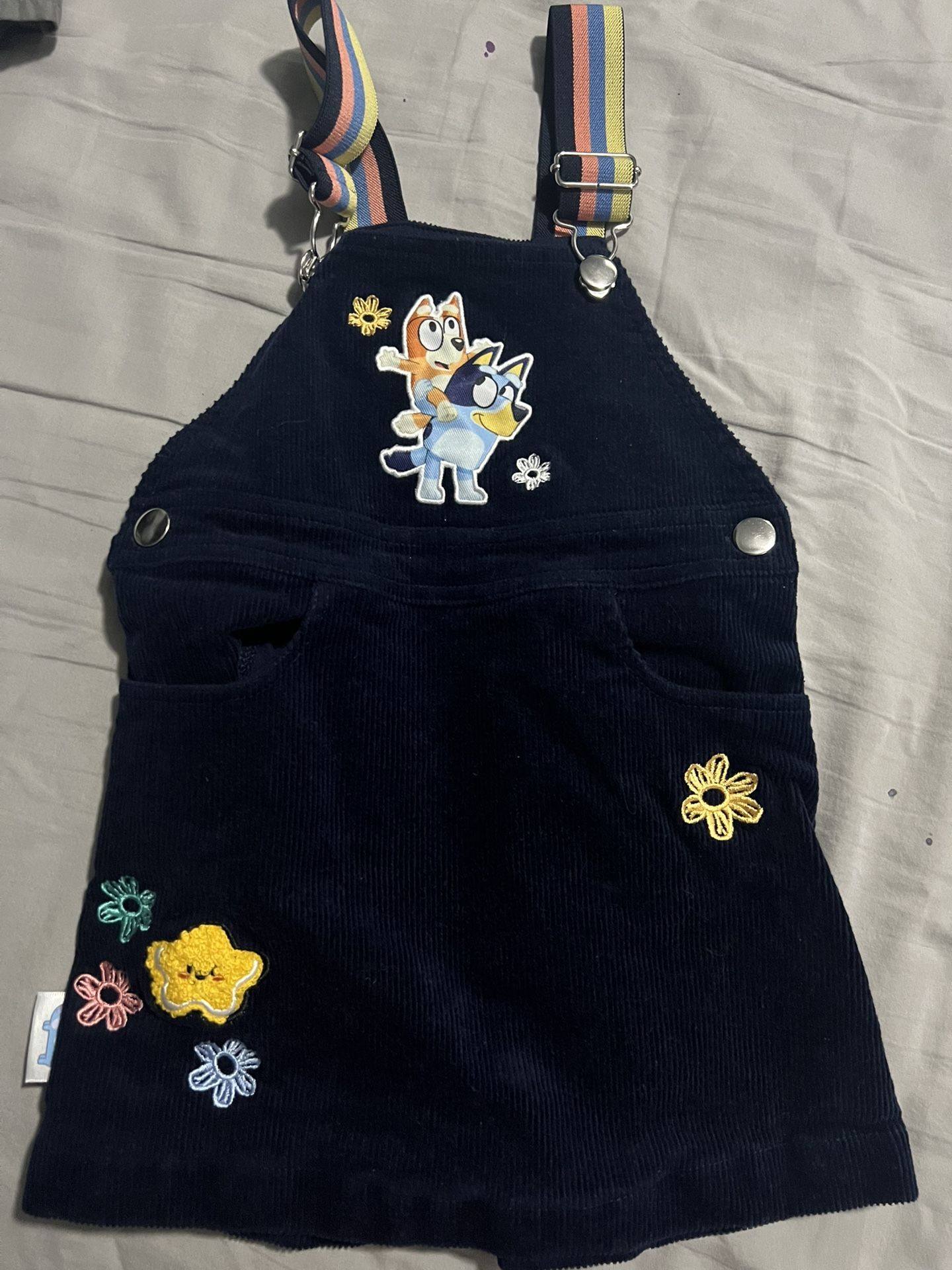 2T Bluey Overall Dress