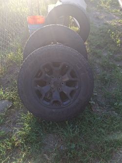Dodge TRX Oem Rims And Tiers