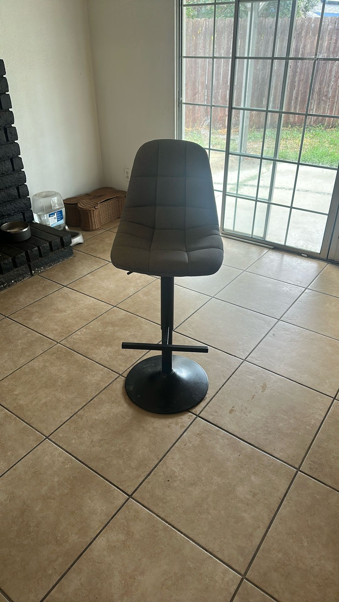 4 Gray Bar Stools 