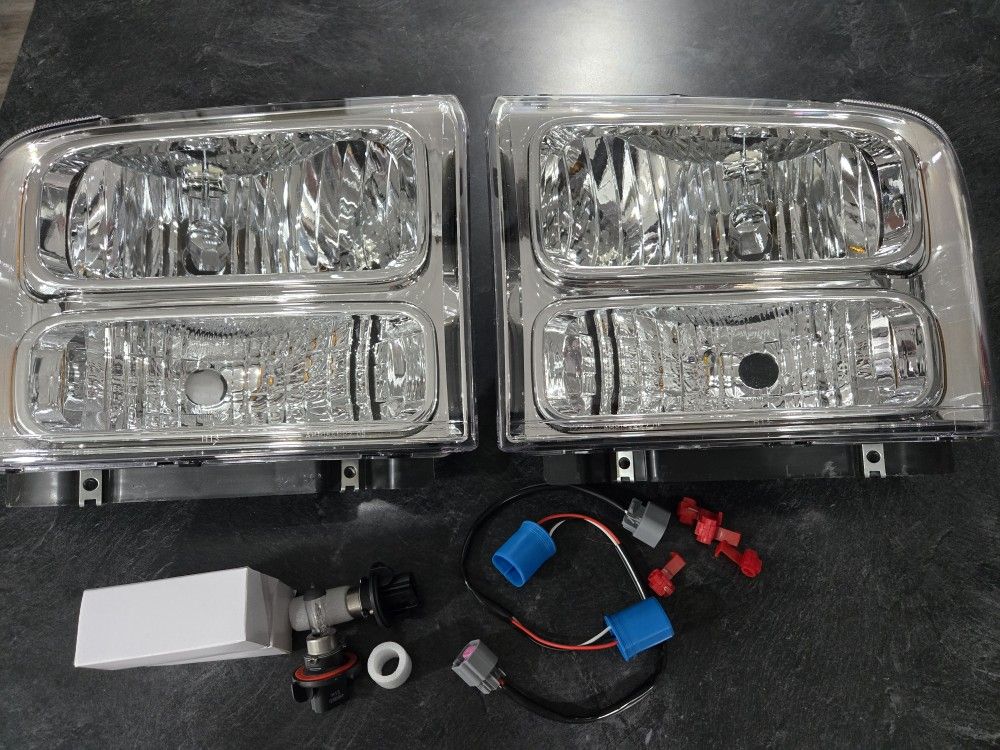 Headlight Assembly Replacement For 2005-2007 Ford F250-F550 Super Duty Truck
