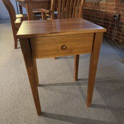 Cheery Wood Side Table 