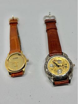 Fossil and guess watches