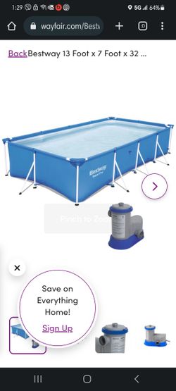 Best Way POOL 13"×7"×32" deep With extra Supplies 