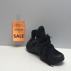 LOUIS VUITTON ARCHLIGHT LEATHER TRAINERS 