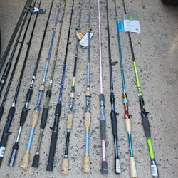 Baitcaster Fishing Rods...30.00 Each