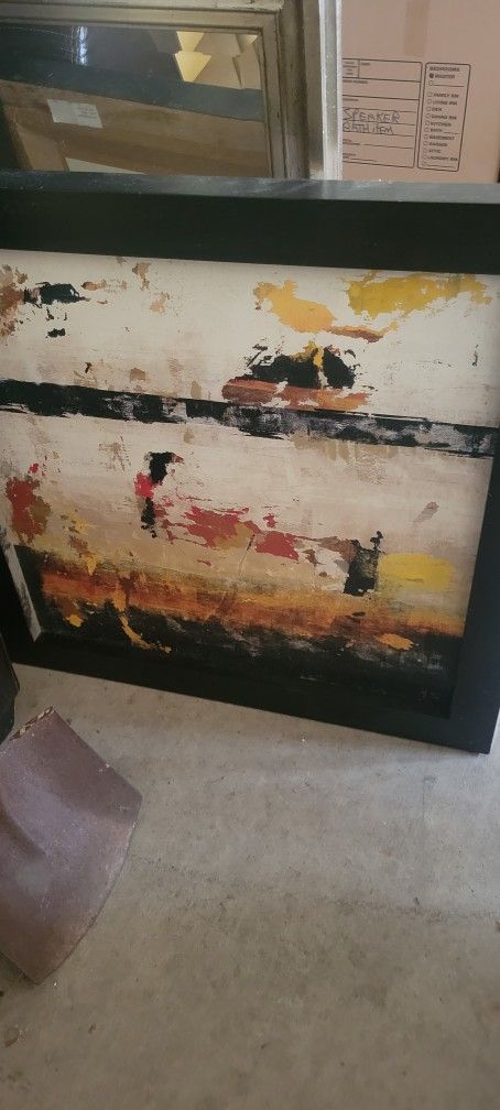 2 Large Decorative Pictures