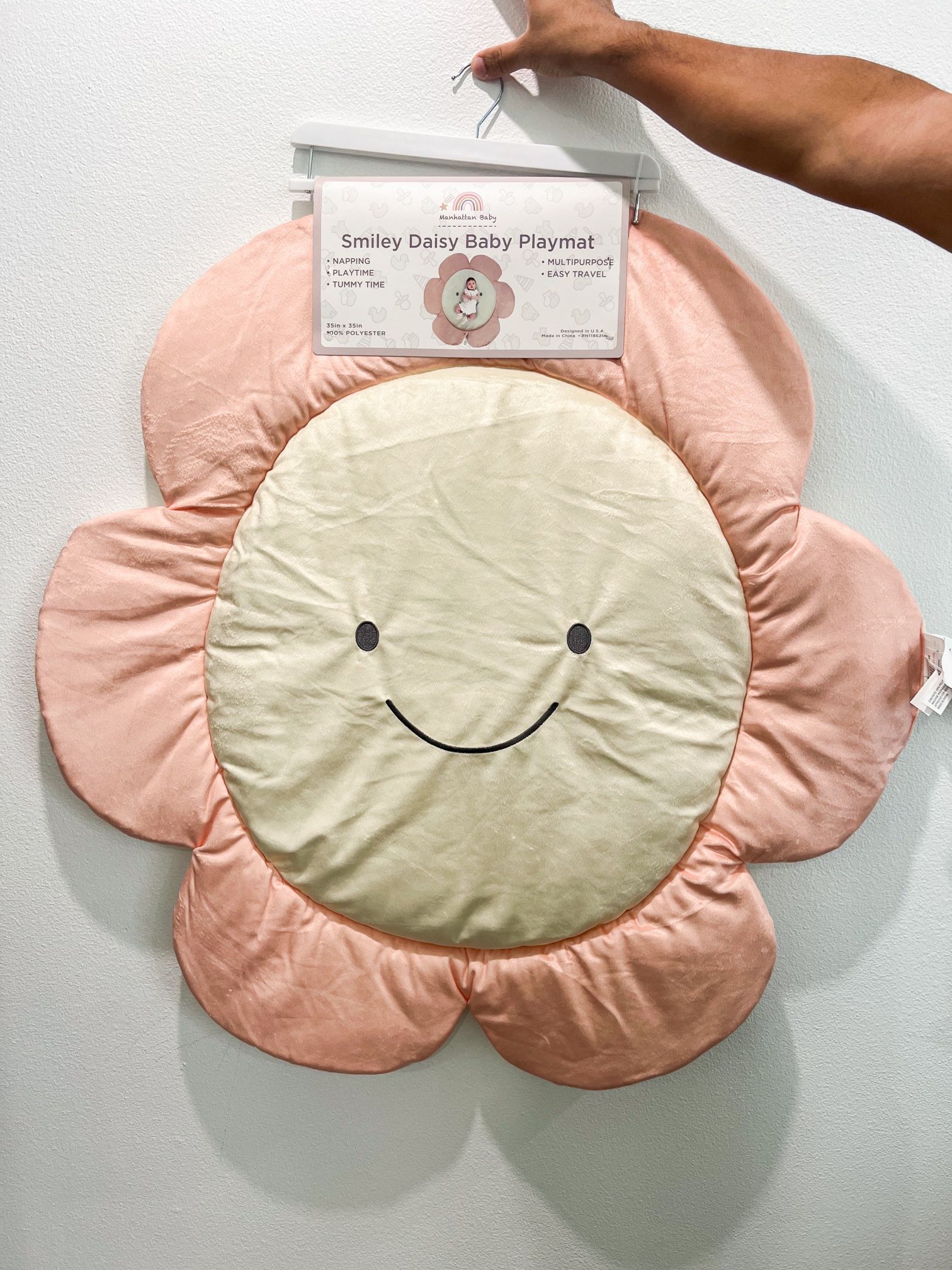 Smiley Daisy Baby Playmat