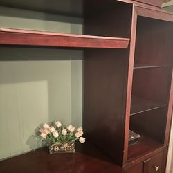 Entertainment Center Solid Wood 