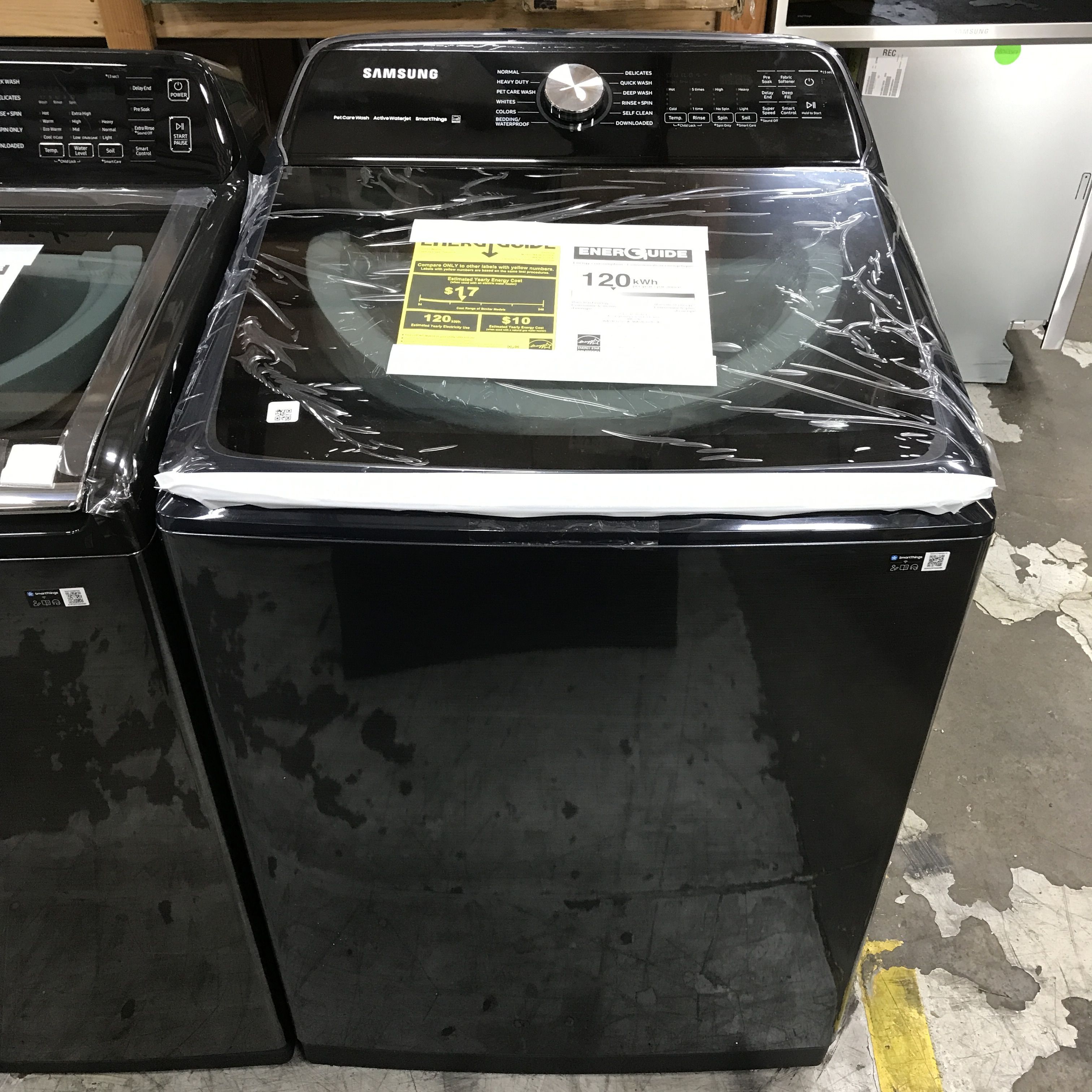 Samsung 5.4 cu. ft. Smart Top Load Washer in Brushed Navy Blue