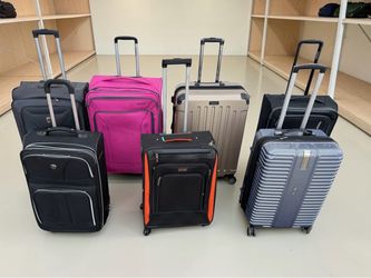 $15 each! Mid Sized Checked Travel Luggage Baggage Suitcases!