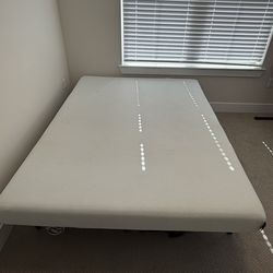 Queen Bed Frame and Mattress