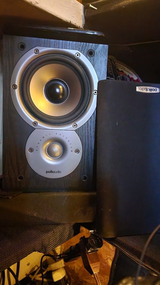 Polk Audio Speakers And Polk Audio Subwoofer