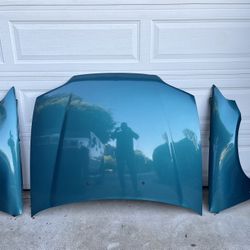 EG / EJ 92-95 Honda Civic Hood & Fenders Complete Front End Body Panel Set