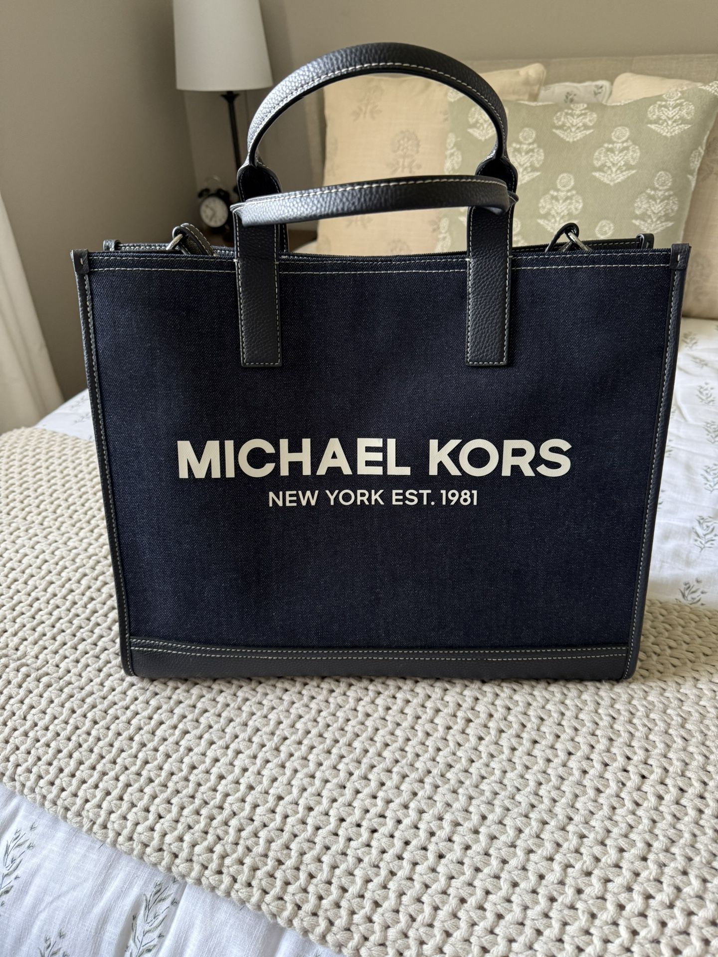 Michael Kors Denim Tote Bag
