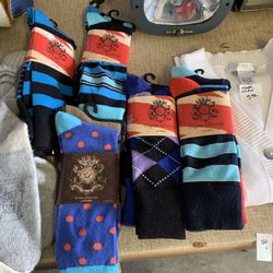 New English Laundry Socks - 6 Pair Total