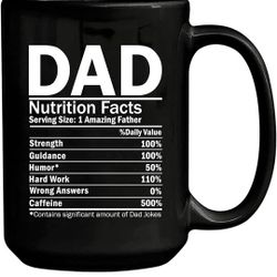 Dad Nutritional Facts Travel Mug 