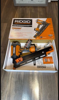 RIDGID Pneumatic 21-Degree 3-1/2 in. Round Head Framing Nailer
