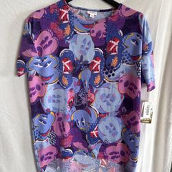 Mickey Mouse Blue Tunic Top Women’s XS NWT 