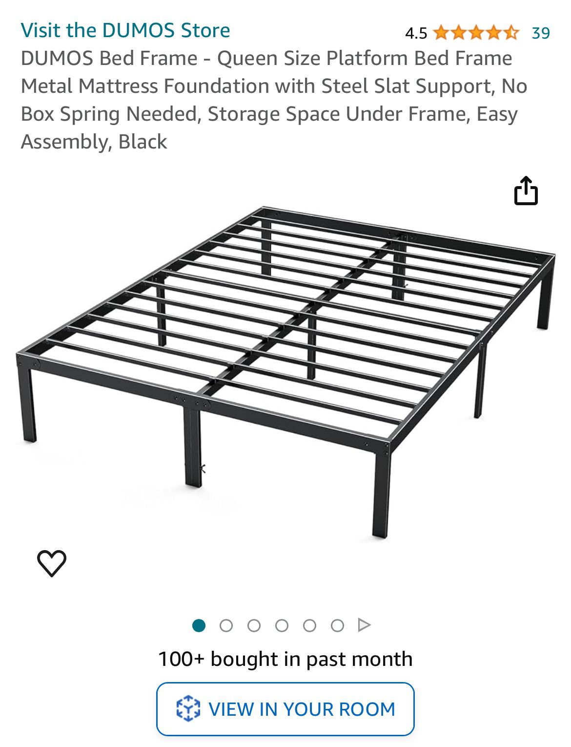 platform bed frame queen sized bed