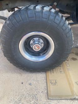 Stock Chevy rims on 35 bf Goodrich