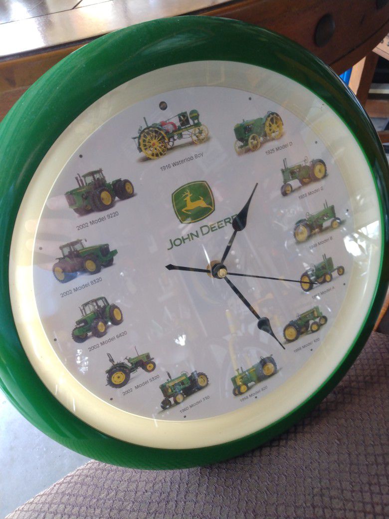 John Deere Clock 