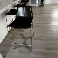 West Elm Bar Stools - 4 Chairs 